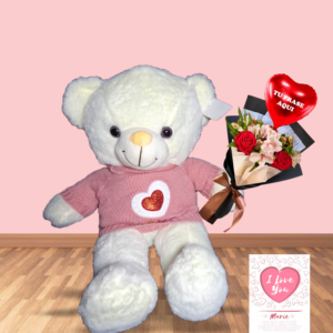 OSO CLÁSICO CON CHOMPA CORAZÓN