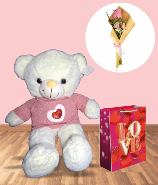 OSO CLÁSICO CON CHOMPA CORAZÓN