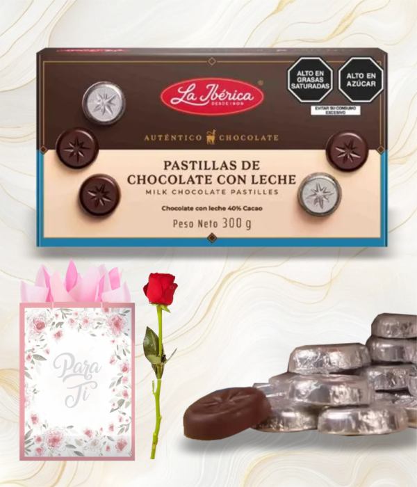 PASTILLAS DE CHOCOLATE 300g