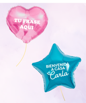 GLOBO METALICO #18 CON AIRE Y VINIL