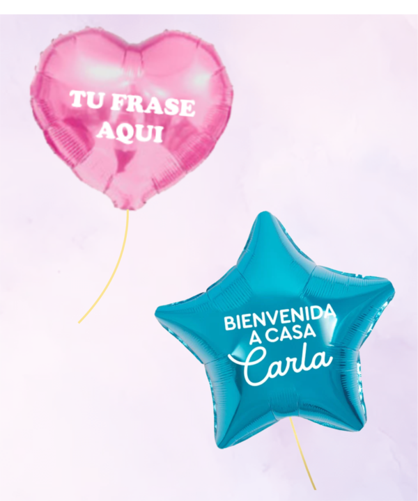 GLOBO METALICO #18 CON AIRE Y VINIL