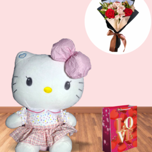 KITTY CON VESTIDO ROSA