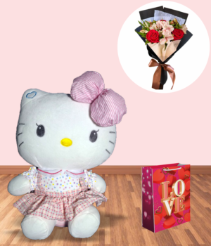 KITTY 2 KITTY CON VESTIDO ROSA