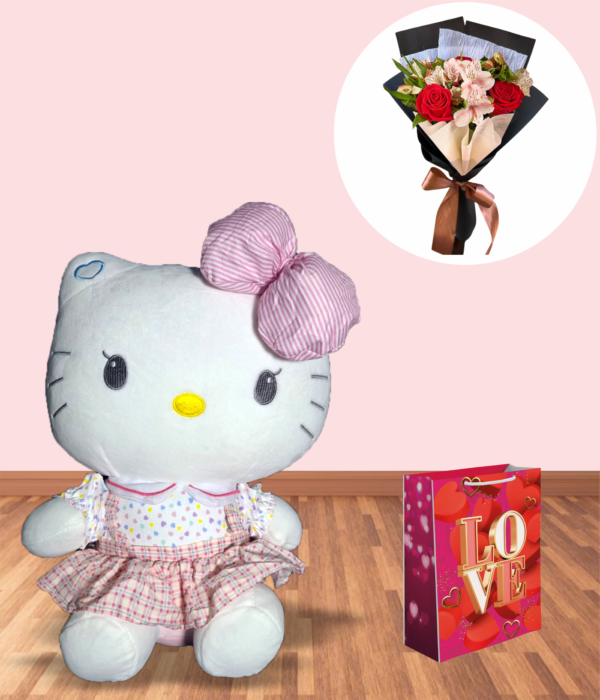 KITTY CON VESTIDO ROSA