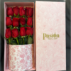 CAJA DE 12 ROSAS