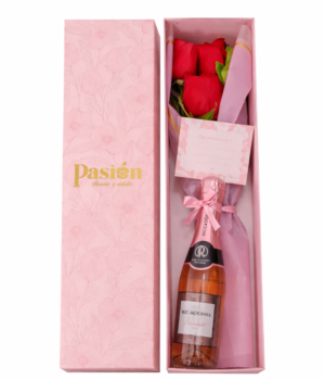 CAJA DE 3 ROSAS CON RICCADONITA