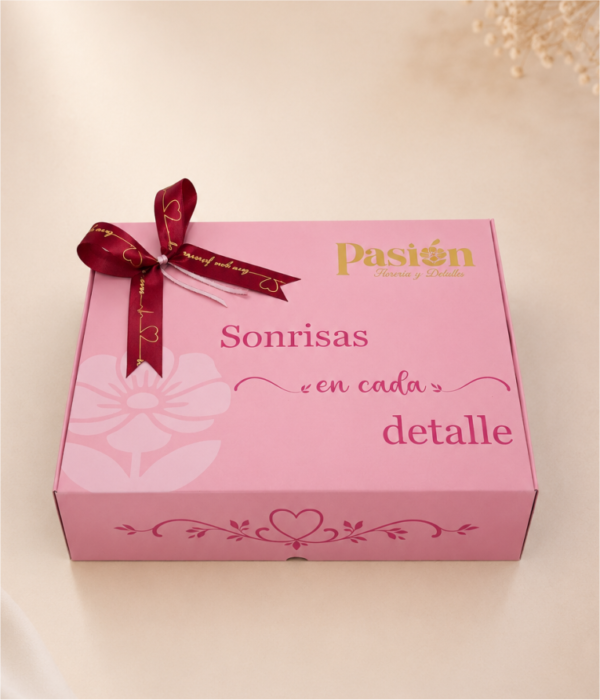 caja rosada PACK CAFETERO DAMA