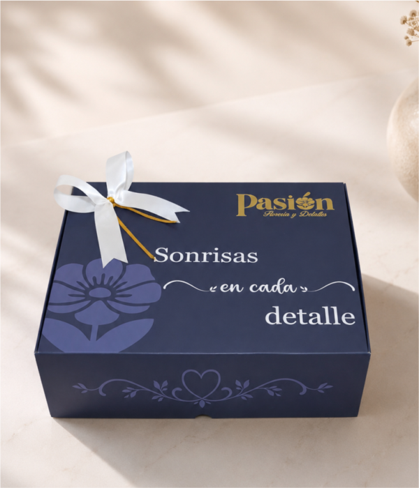 caja azul PACK CAFETERO VARÓN